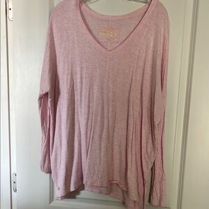 Lilly Pulitzer Pink V-Neck Women's Top